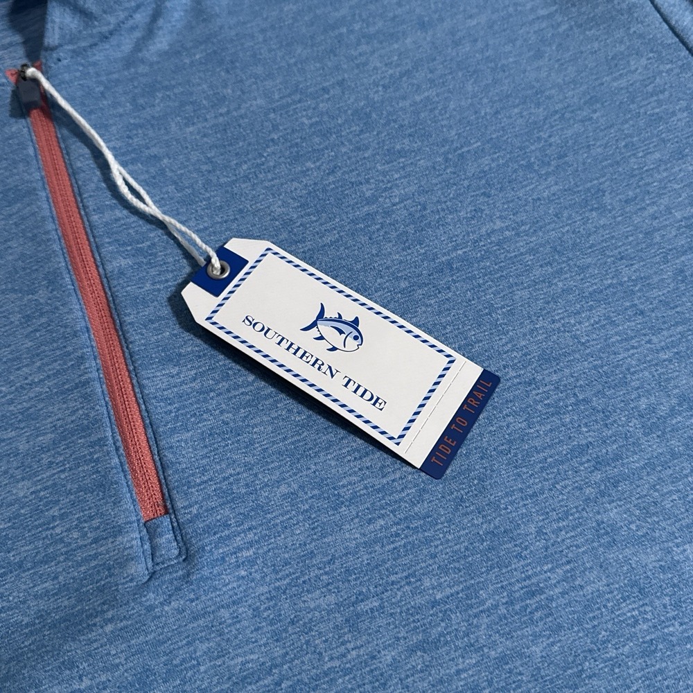 Southern Tide Men's 2XL Tide to Trail Harbour Heather Performance Pullover XXL